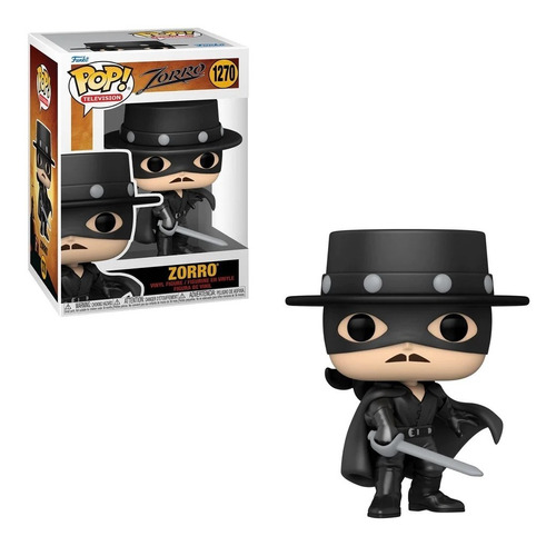 Funko Pop Television Zorro Nuevo Original 10cm Vinilo 