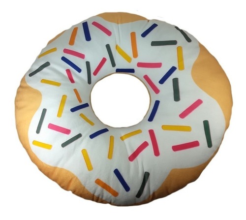 Almofada Pelúcia Donut Rosquinha Docinho 35cm 