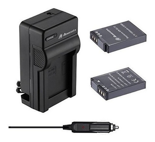 Bateria Y Cargador Powerextra 2 Pack Para Nikon En-el12 Y N