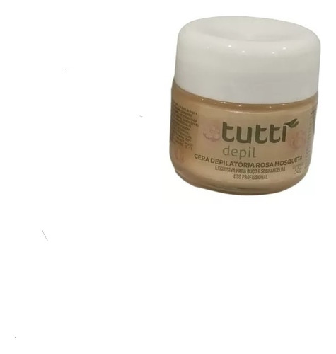 Cera Para Buço E Sobrancelha Rosa Mosqueta Tutti 50g 4 Unid