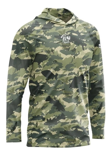 Remera Payo Camuflada Secado Rapido Manga Larga C/capucha Uv