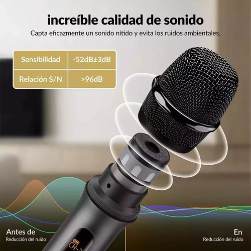 Micrófonos Jbl Micbr2 Inalámbrico Cardioide Color Negro