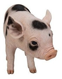 Estatua Cerdo Con Manchas Negras - Hi-line Gift Ltd.