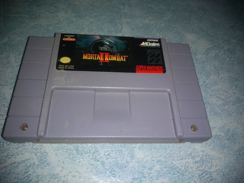 Super Nintendo Nes Videojuego Mortal Kombat 2 Original Mk2