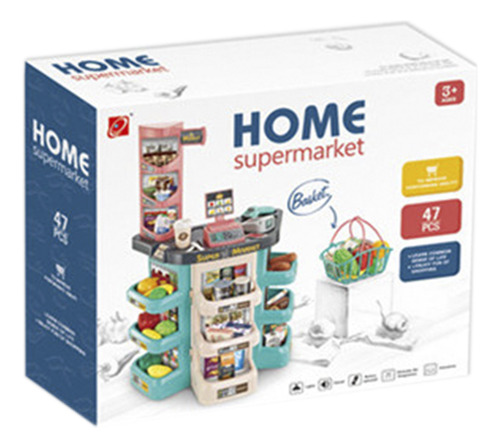 Mini Supermarcado Infantil C/ Caja Registradora, Luz, Sonido