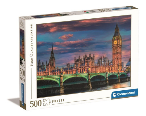 35112 Big Ben Londres Rompecabezas Clementoni 500 Piezas