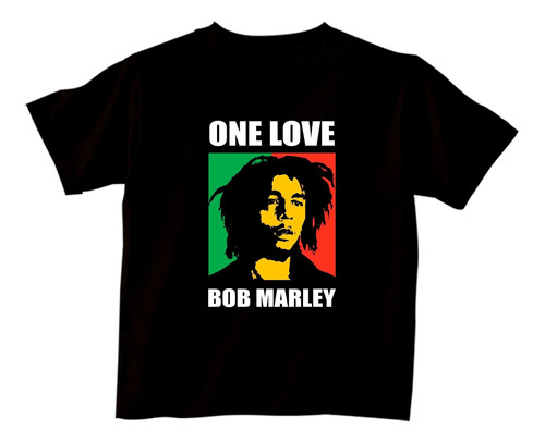 Remeras Infantiles Bob Marley Reggae |de Hoy No Pasa| 5 V