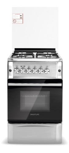 Cocina A Gas Smartlife Sl-ks5055g Frente Inox Grill Gas Amv