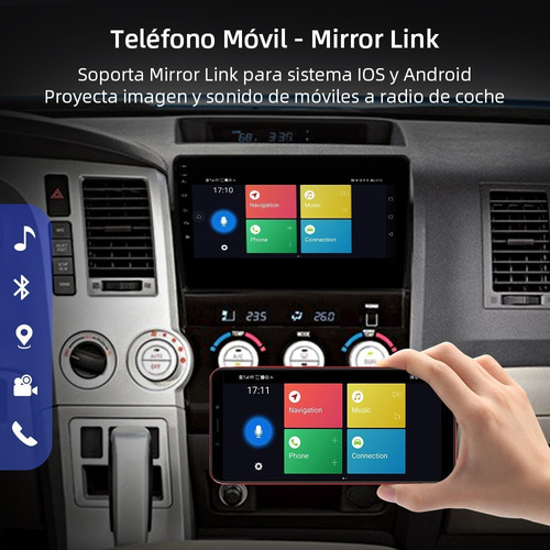 Estéreo For Toyota Tundra 2007-2013 Sequoia 2007-2016 Gps