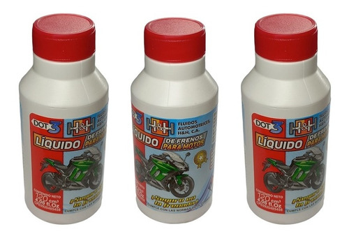 Liga De Freno Dot 3 120cc Juego X3