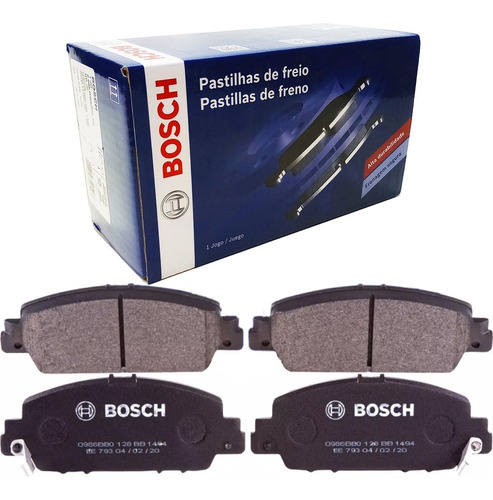 Pastilhas Dianteiras Bosch Honda Hrv 2015 2016 2017 2018