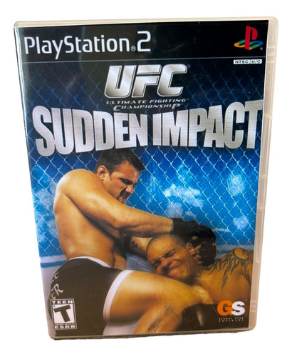 Ufc Sudden Impact Ps2 Capa+pôster+disco Play 2
