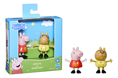 Peppa Pig Amigos Caja Con 2 Figuras Pedro Suzy Candy Freddy