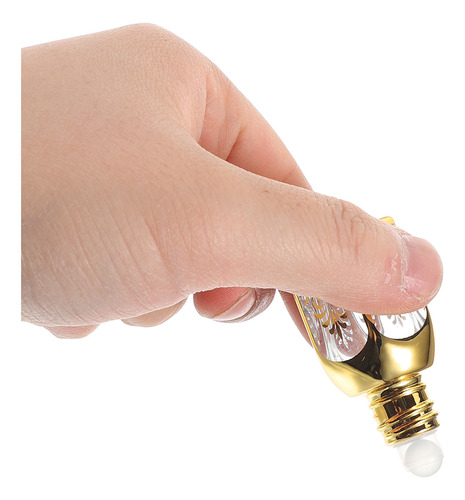 Frascos Enrollables De Aceite Esencial Dorado, 2 Unidades, P