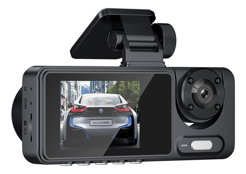 J Espejo Retrovisor Transparente Para Coche Con 3 Cámaras