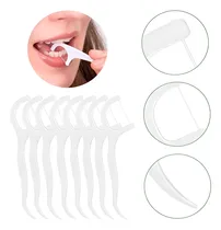 Comprar 50 Palillos Hilo Dental 2 En 1 Higiene Limpieza Placa Adulto
