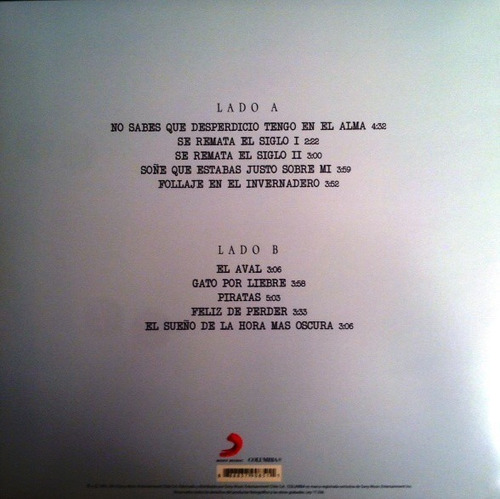 Imagen 2 de 6 de Los Tres Se Remata El Siglo Vinilo Rock Activity
