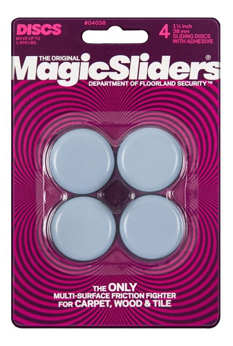 Magic Sliders Almohadillas 04038, 38mm 4 Pack