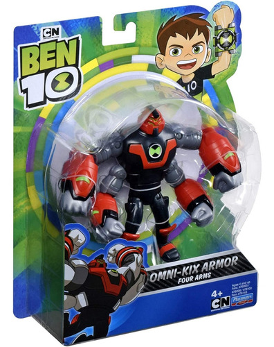 Ben 10 Figura Four Arms Con Armadura Omni-kix