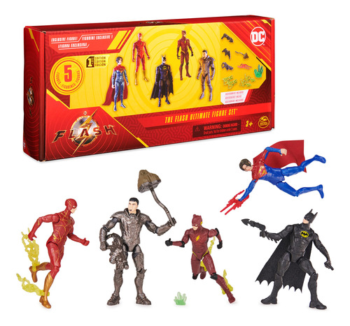 Dc Comics, The Flash Ultimate - Juego De Figuras (exclusivo