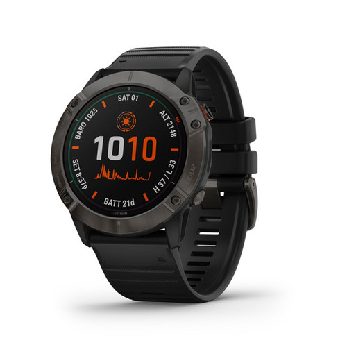 Reloj Garmin Fenix 6x Pro Solar Titanio Gris Dlc Smartwatch