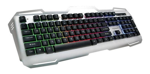 Teclado Gamer Noga Stormer Nkb-k10 Retroiluminado Usb Metal