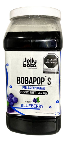 Bobapop´s De Blueberry Jellyboba 3.2kg-perlas Explosivas