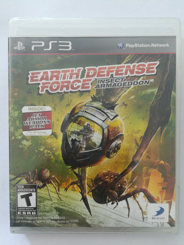 Earth Defense Force Insect Armageddon Ps3 100% Nuevo Sellado