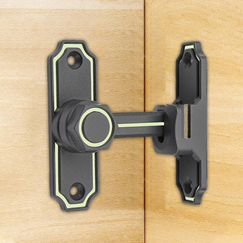 Cerradura De Pestillo De Puerta, Cerradura De Gris Luminoso