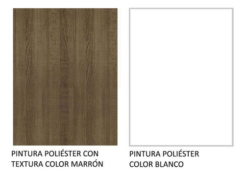 Cocina Integral Completa Modular Madesa Agata 220cm Color Marrón/Blanco 02