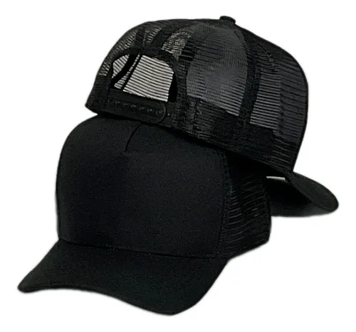 comprar Kit 5 Bonés Lisos Trucker Tela Snapback Aba Curvada 