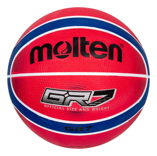 Balón Basquetbol Molten Bc7r Tricolor Hule No. 7 | Sporta Mx Color Rojo