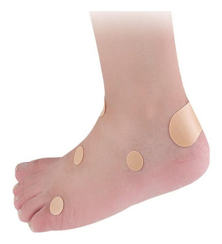 Almohadilla Parche Adhesiva Protectora Talon Y Pie Color Piel