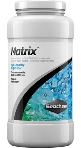 Imagen 1 de 6 de Matrix 500 Ml Seachem Material Filtrante Acuario Pecera