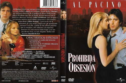 Prohibida Obsesion Dvd Al Pacino John Goodman Dvd Original