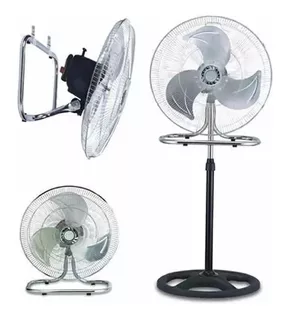 Ventilador Industrial 3 En 1 18 Pulgadas 3 Aspas Pedestal