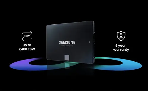 interno Samsung 870 EVO MZ-77E500 500GB preto | Parcelamento sem juros