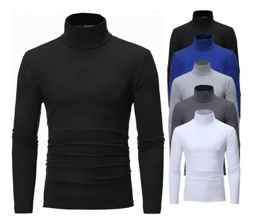 Camiseta con cuello alto hombre sale