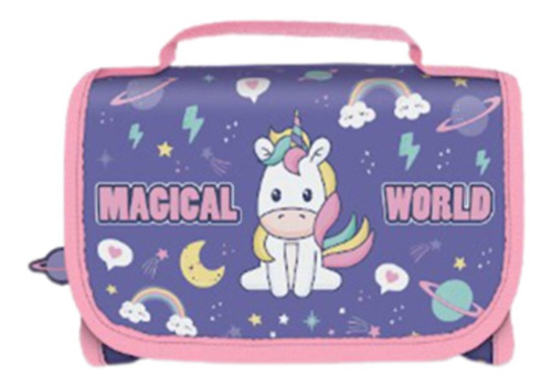 Cartuchera Unicornio Desplegable Magical World 7548-04 Maple