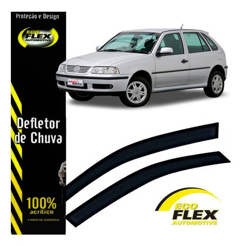 Calha De Chuva Gol G3 1995 A 2014 Ecoflex 2 Portas Defletor