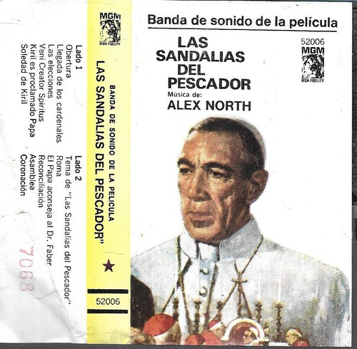 Alex North Album Las Sandalias Del Pescador Banda Sonora Kct