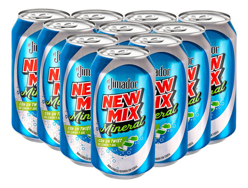 New Mix Mineral Limon 350ml  - Pack con 24 Latas