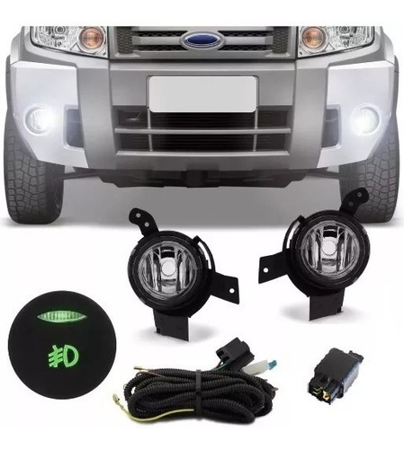 Kit Farol Milha Fiesta 07/10 Ka 2008/2011 Ecosport 2008 Full