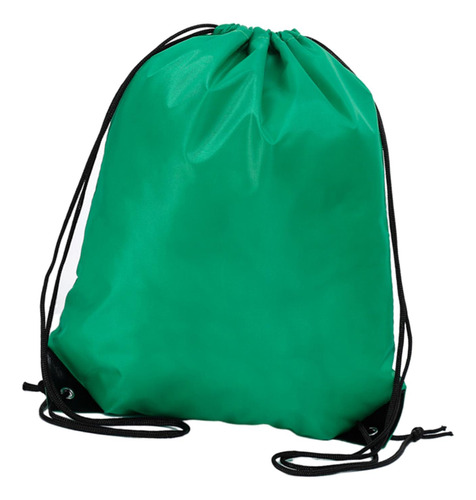 Mochila Con Cordón Cinch Sack Sports Gym Bag Mochila Verde