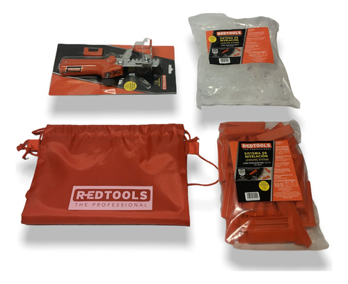 Kit Sistema De Nivelacion Pisos Pro 2 Red Tools Ksn2