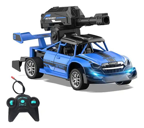 Auto A Radio Control Lanza Agua 1:20 Usb 19cm 6669