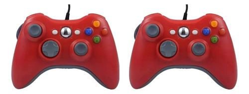 2x Control Alambrico Compatible Con Xbox 360 Y Pc Windows