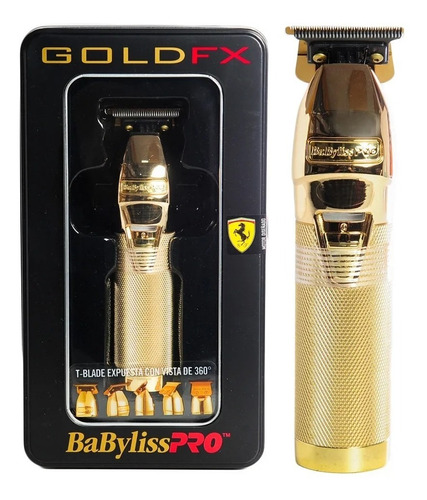 Patillera Babyliss Pro Goldfx Ferrari 360° Trimmer Prefesion