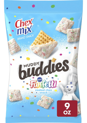 Chex Mix Muddy Buddies Funfetti Snack Mix, 9 Onzas