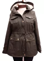 Comprar  Campera Mujer Parka Con Corderito Hasta Talles Grandes